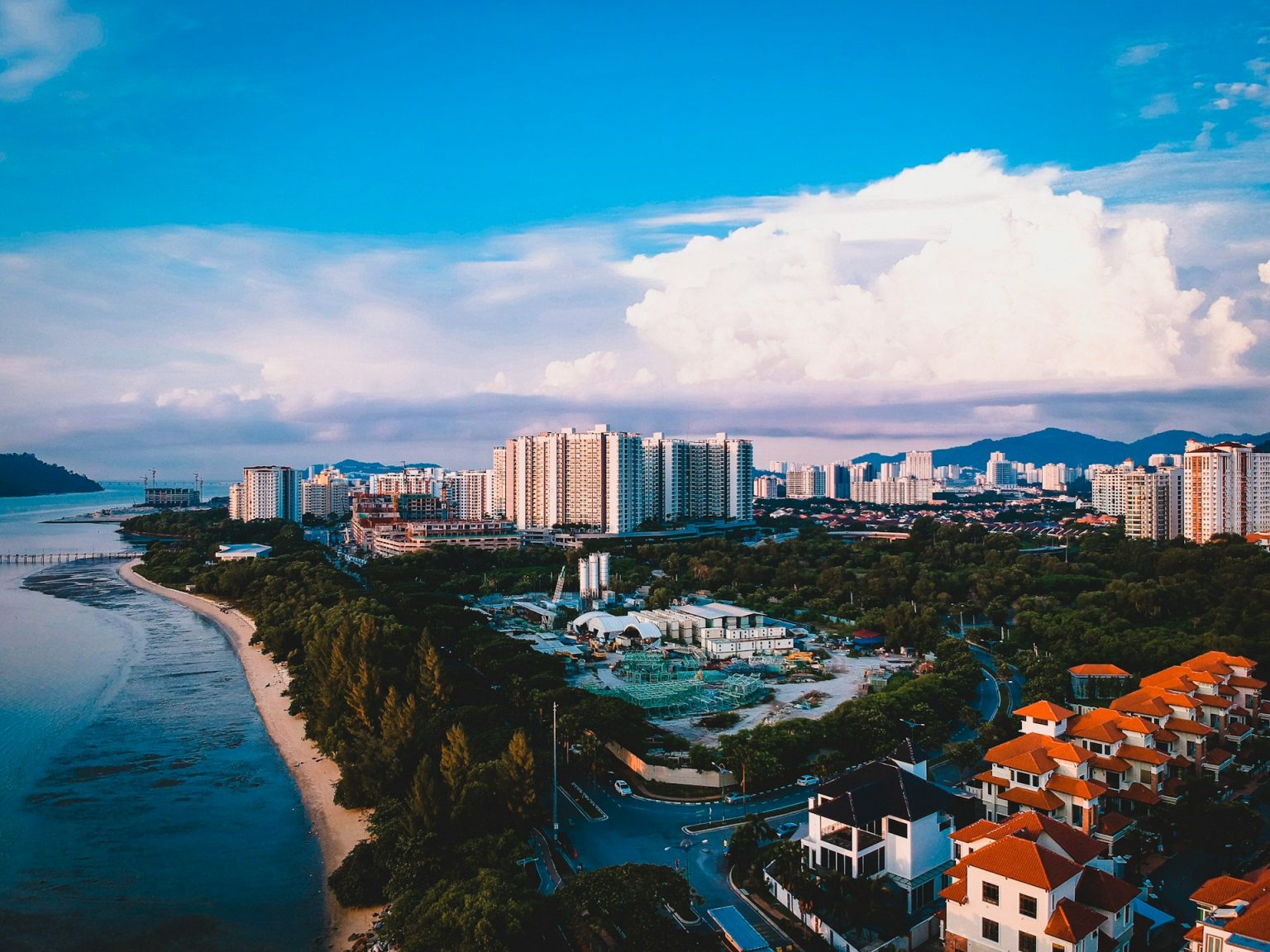 Penang coastline